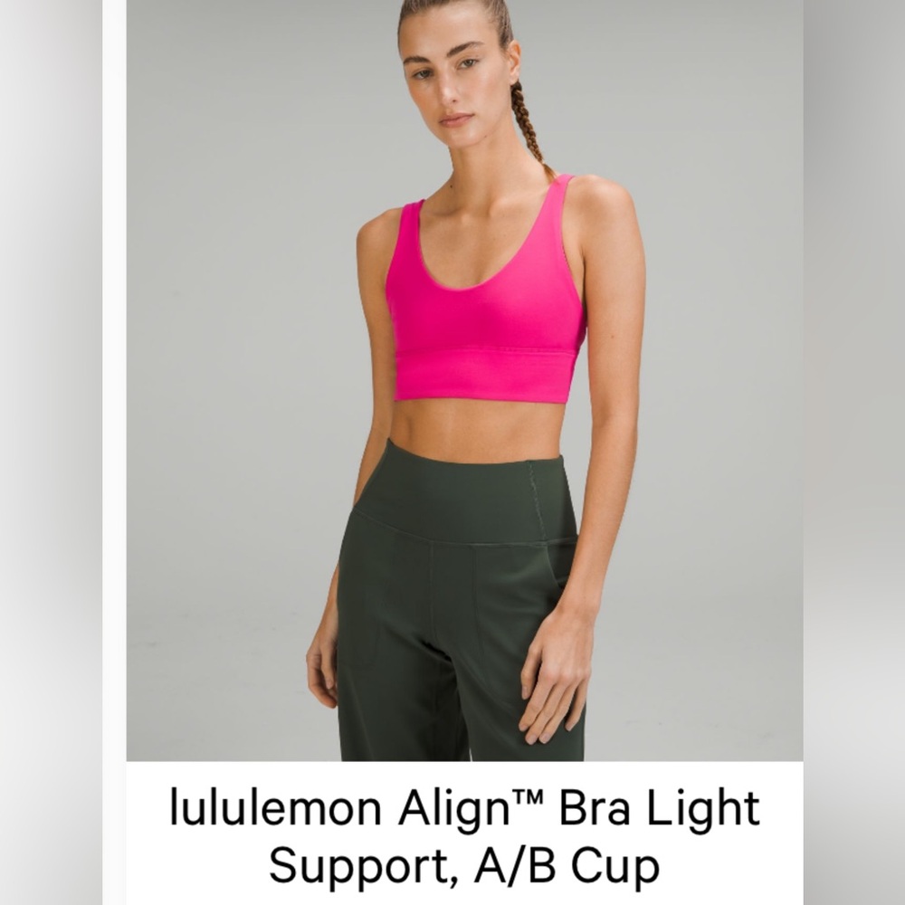 lululemon athletica Align Sports Bra Size 8
